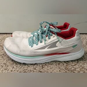 Altra Women’s Escalante Road Running Shoes, White/Red/Teal, 8